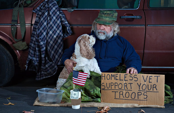 Should homeless American vets be sleeping on the sidewalk, while illegal aliens get to stay for free in expensive hotel rooms?