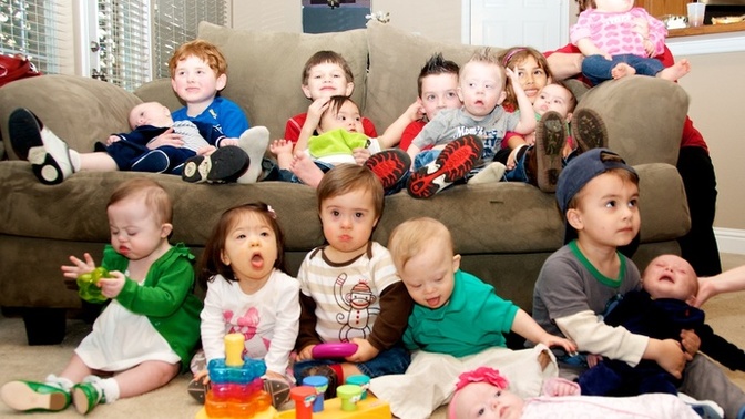 Would you rather have 12 kids or no kids at all?