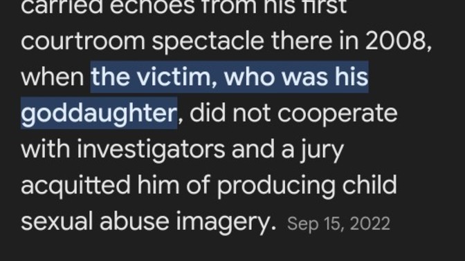 Do you think rkelly won his case because he was rich or because the victim was on his side?