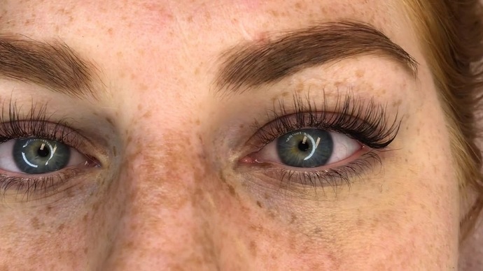 lash lift and tint