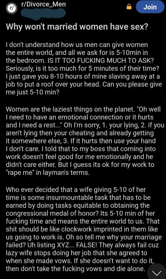 Do men in general really think this way? Or are there just few of them?