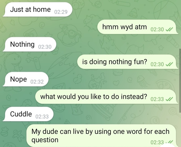 I tried to get him to talk to me, but that is all I have got. It has been 3 days, should I stop trying?