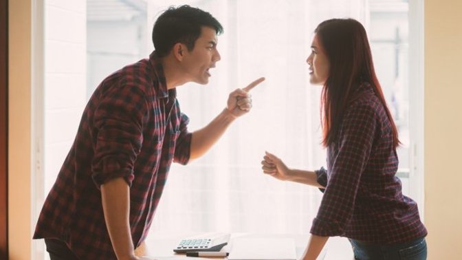 How do you deal with an aggressive partner?