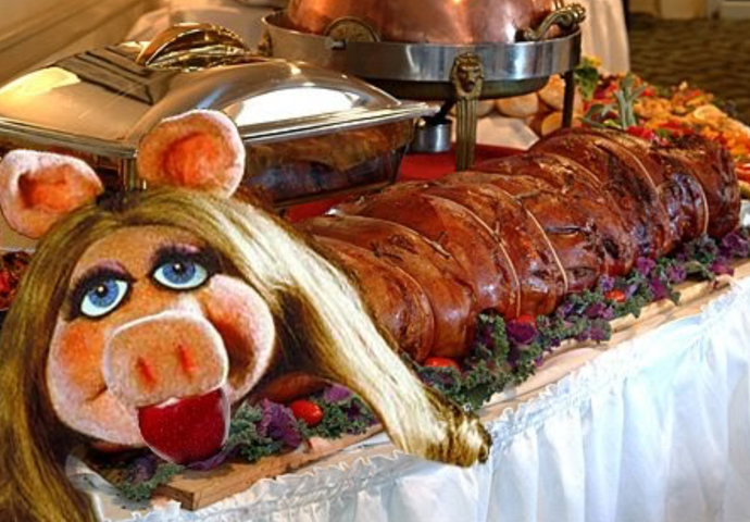 Miss Piggy Was However She Got Roasted.