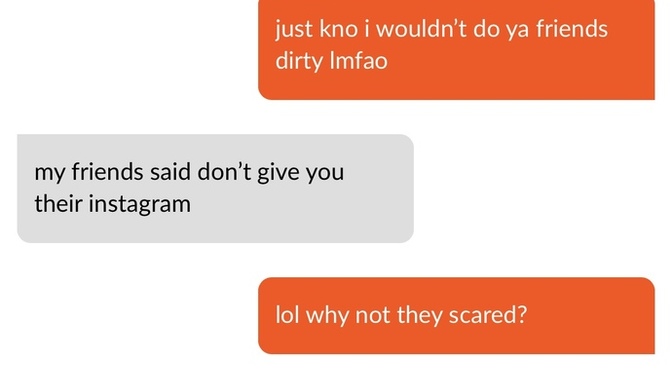 Girl friends called me ugly looool?
