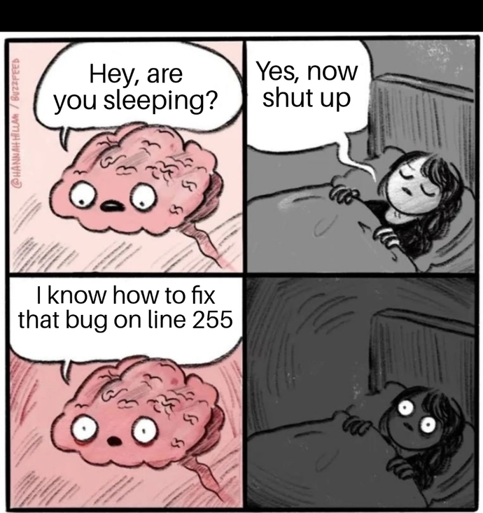 Hey, are you sleeping?