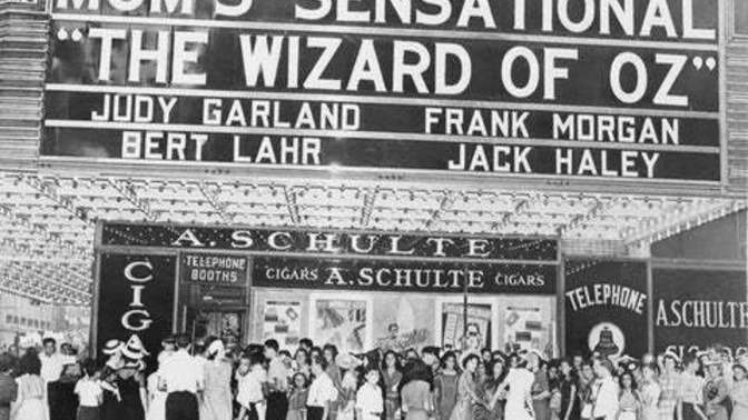 What do you think people's reactions were like when they went to see 'The Wizard of Oz' first premiered back in 1939?
