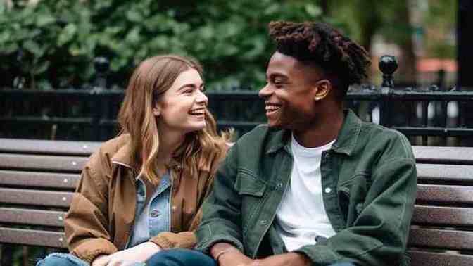 Why does he smile when I’m talking but stop smiling when someone else is talking?