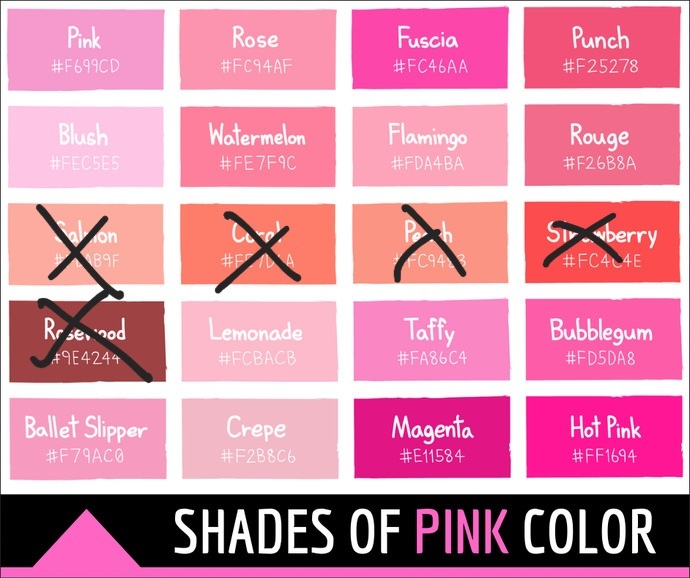 What is your favorite shade of PINK?