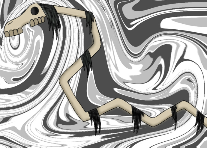 Drawing by me.