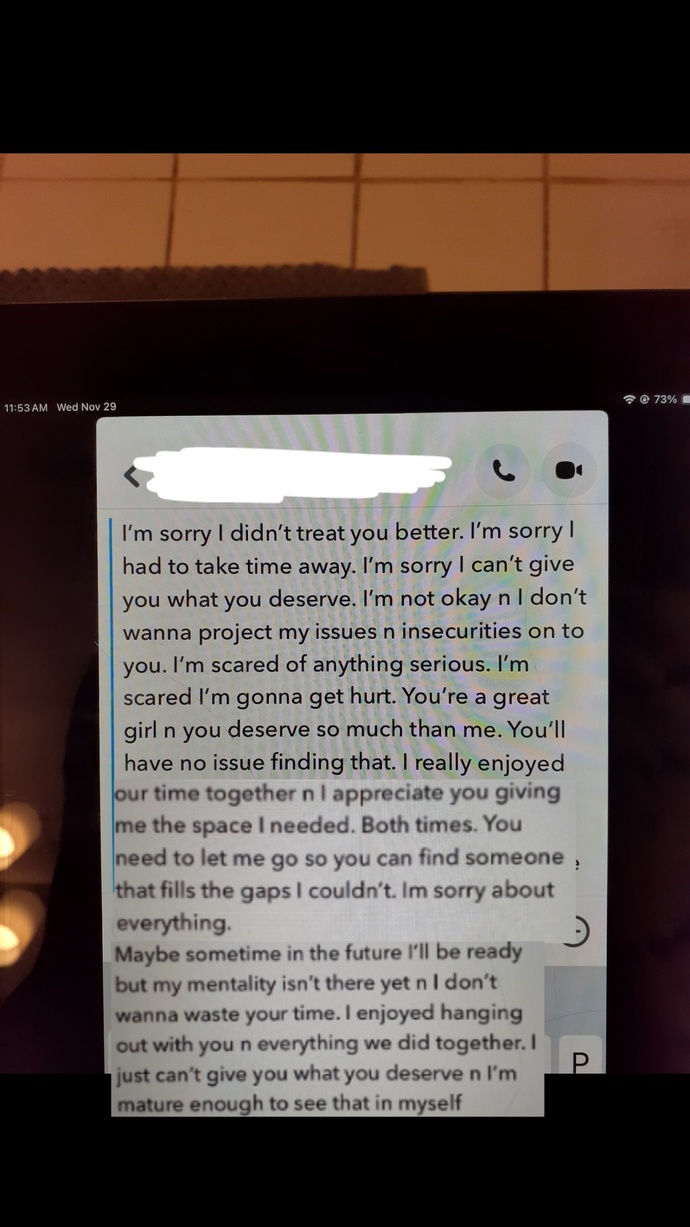 Is this guy trying to let me off easy or do you think he sounds genuine?