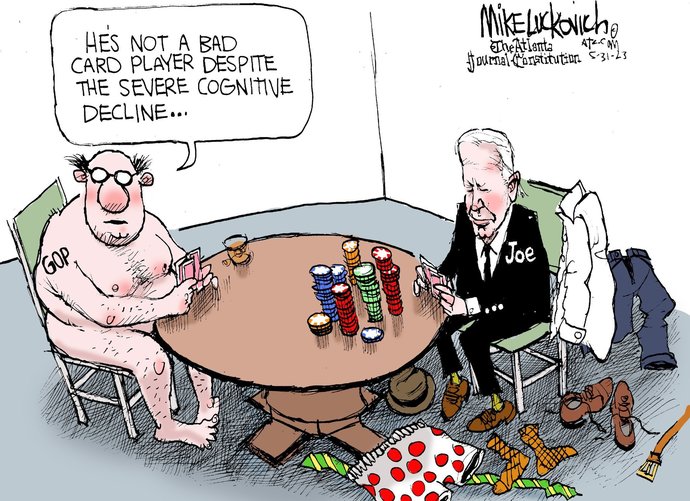 Back in the 60s Dean Martin often appeared drunk on his television show. Later he said it was just an act. Is Joe Biden's dementia also just an act?