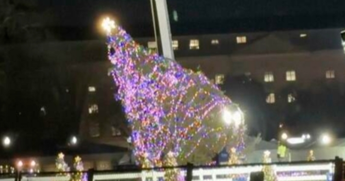 Nation's Christmas tree falls over. More bad news for Joe? GirlsAskGuys