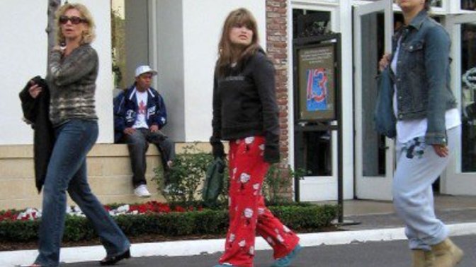 Do you ever go out in public wearing pajama bottoms?