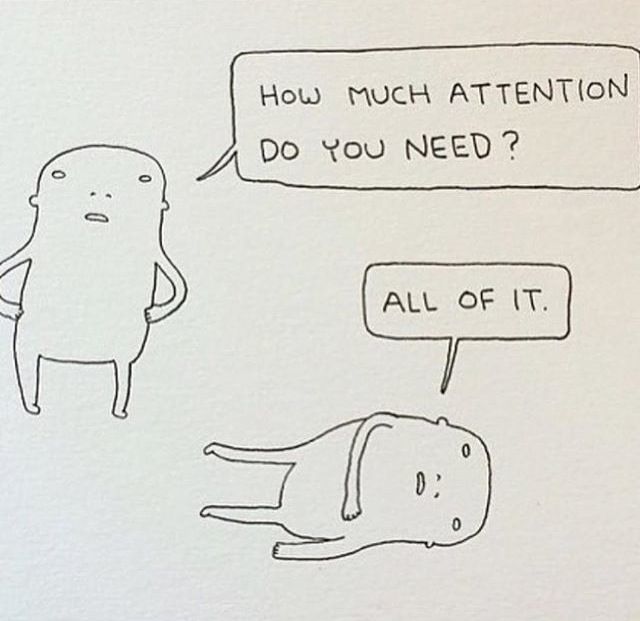Is doing things for attention always bad?