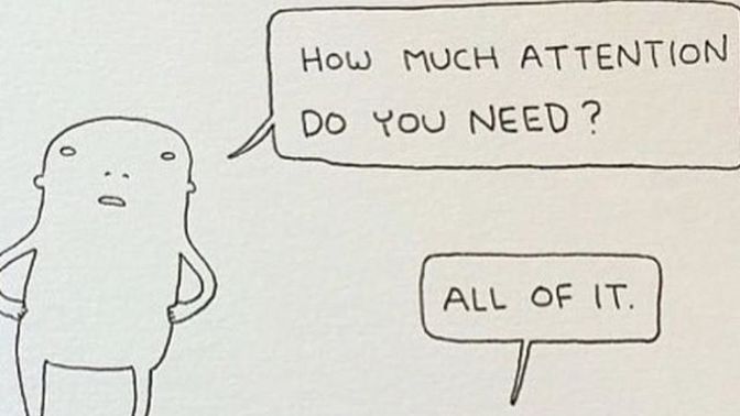 Is doing things for attention always bad?