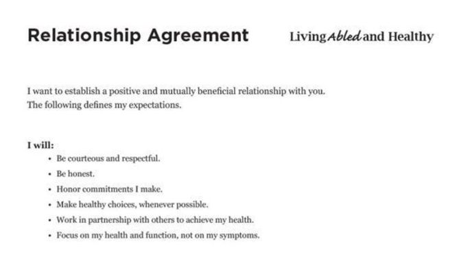 Is signing a "relationship contract" a good idea? After all, aren't all relationships informal contractual obligations (that lack explicit terms)?