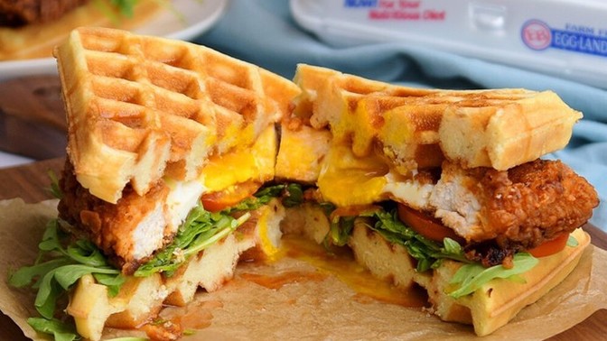 The waffle sandwich, right or wrong?