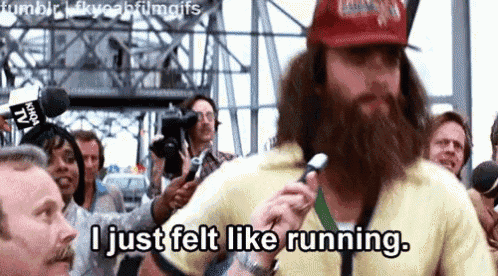 When was the last time you ran?