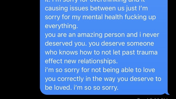 Is he saying goodbye to me?