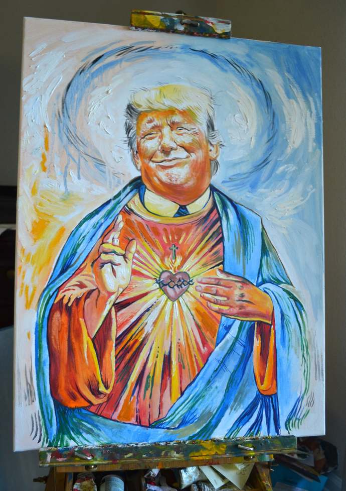 Wait, I thought he was Jesus - but isnt he Jesus to his supporters?