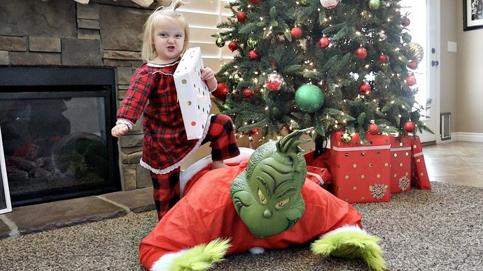 What would YOU do if you caught the GRINCH trying to steal YOUR Christmas?