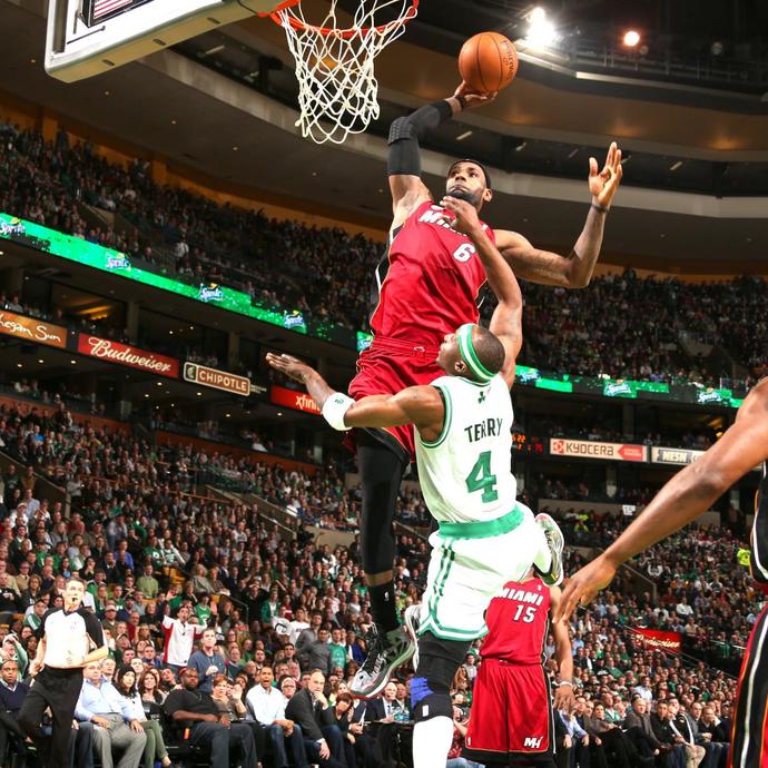 What would you do if LeBron dunked on you?