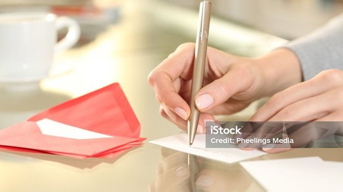 When was the last time you received a hand written Greeting card or Letter in the Post , actually posted?