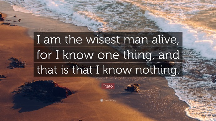 Is true wisdom knowing or NOT knowing?