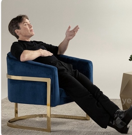 Why is he sitting in this position when I am sitting beside him?