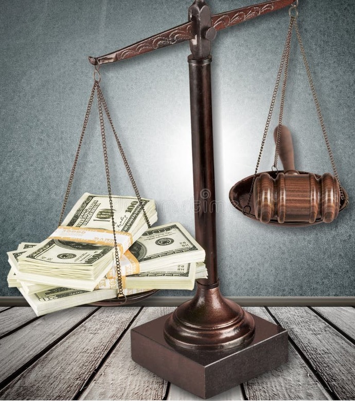 Does Money control the scales of justice?