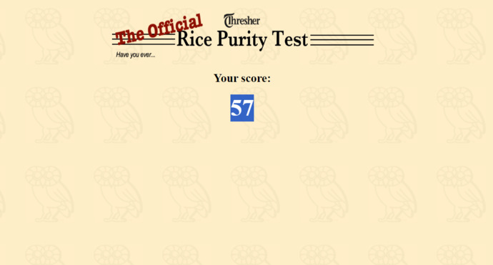 How pure/innocent are you?