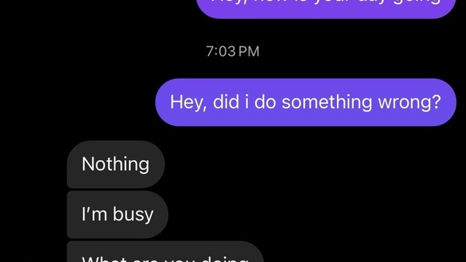 What does it mean when a girl says she’s busy?, please read the details clearly?