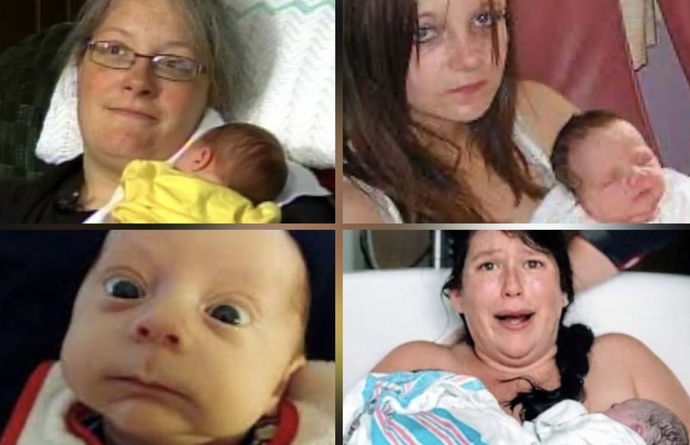 happiest mothers ever. And doomed child.