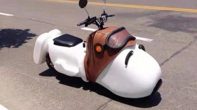 Would you take a ride on this motorcycle?