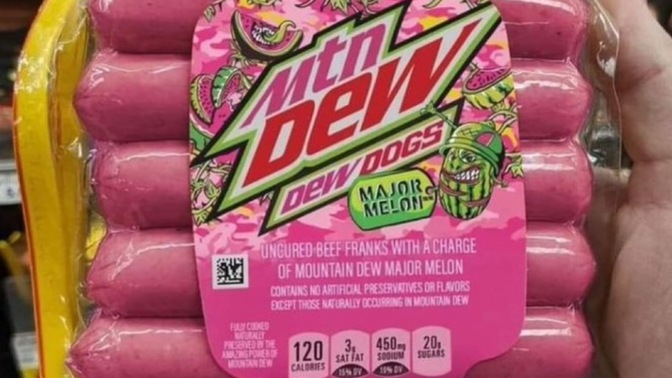 Would you eat mtn dew hotdogs?