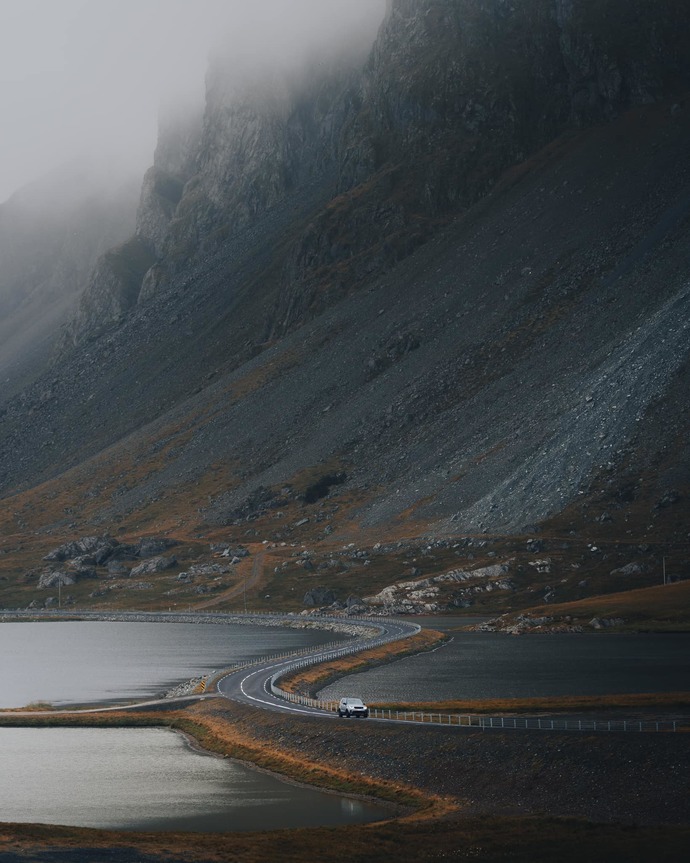 How would you feel about taking a drive through this area in Iceland?