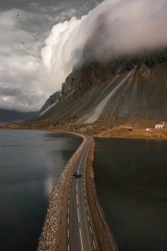 How would you feel about taking a drive through this area in Iceland?