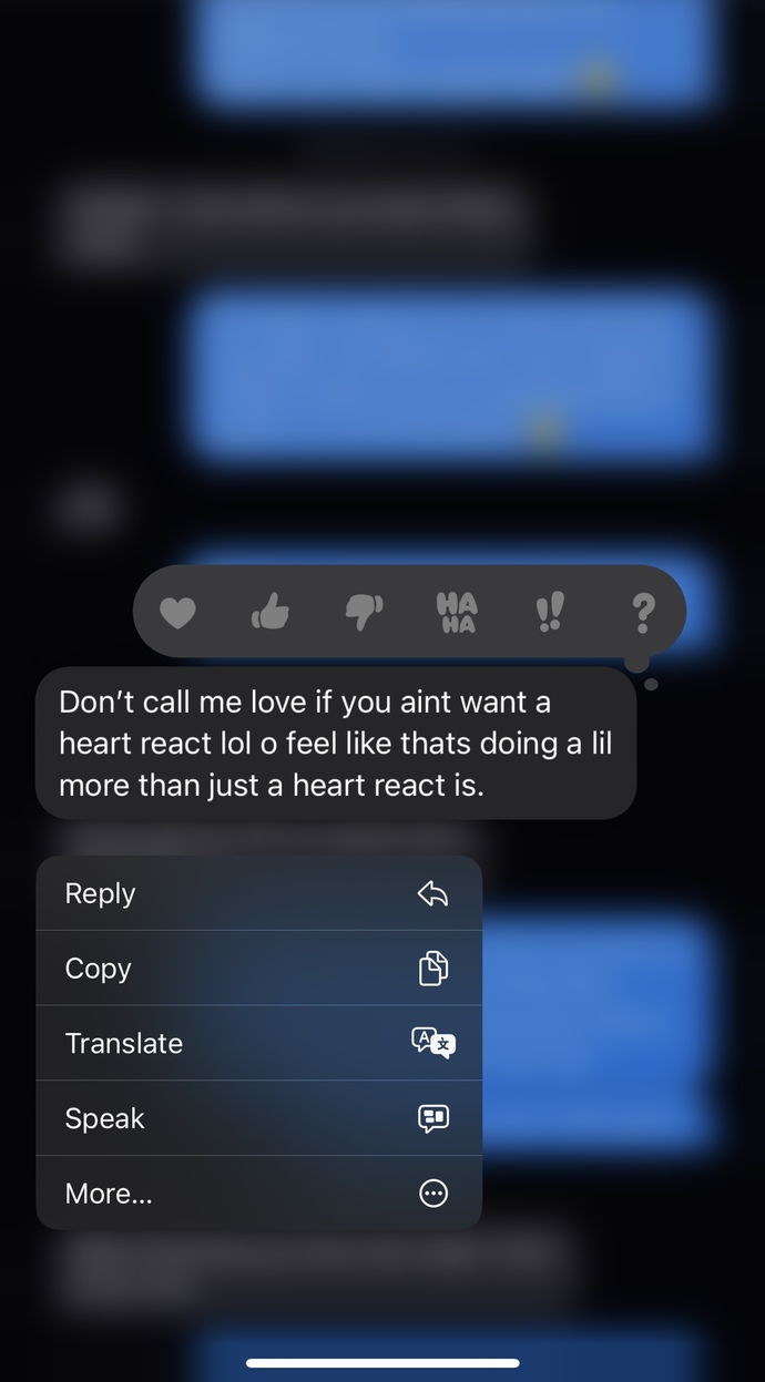 What is he trying to say in this singular text message? was he being petty?