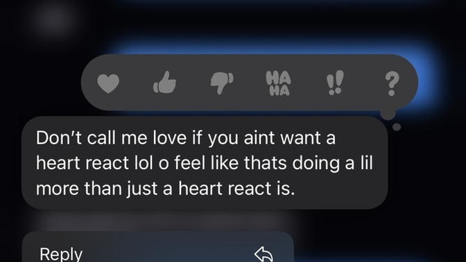 What is he trying to say in this singular text message? was he being petty?
