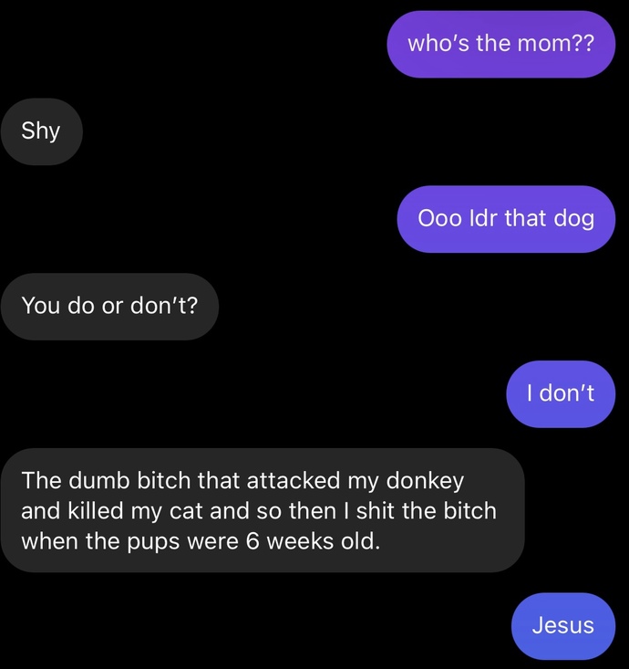 My mom kills her animals?