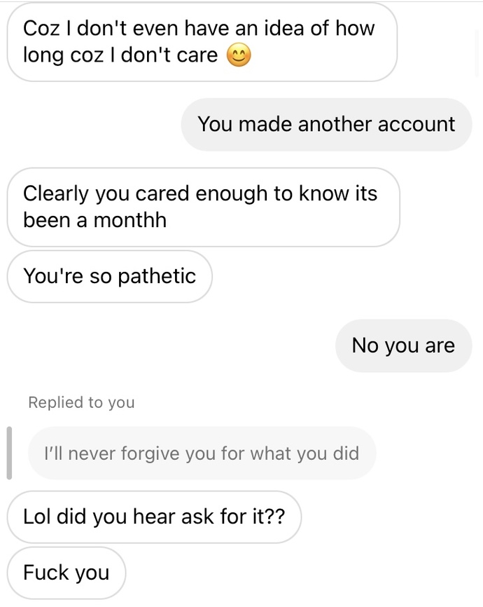 Guy that I moved on from keeps fighting me?