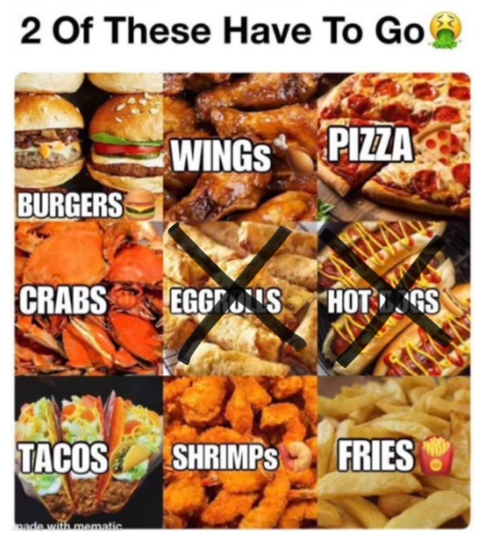 TWO of these have to go?