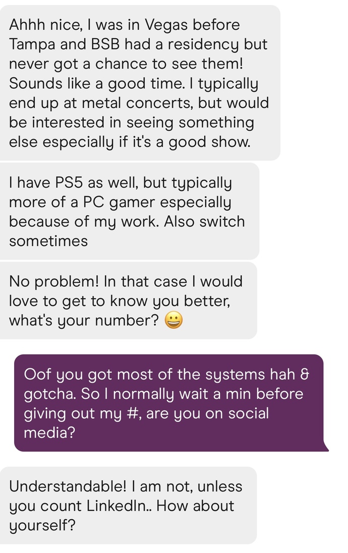 Aren’t these guys questions on dating app too deep/kind of odd as we’re now just talking?