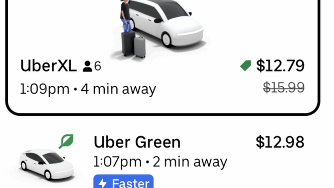 When it comes to uber, does this mean each person in the car pays or is their one total for the group?