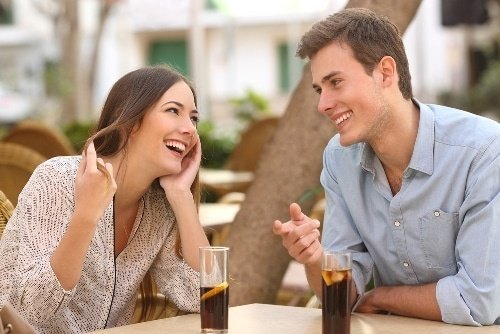 Was this lady really flirting with me?