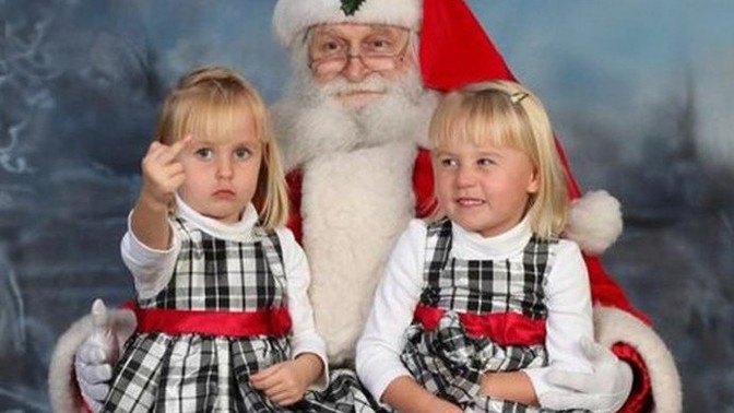 Have you ever told a child that they're on Santas naughty list?