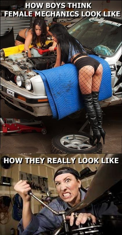 Ladies, would you date a mechanic?