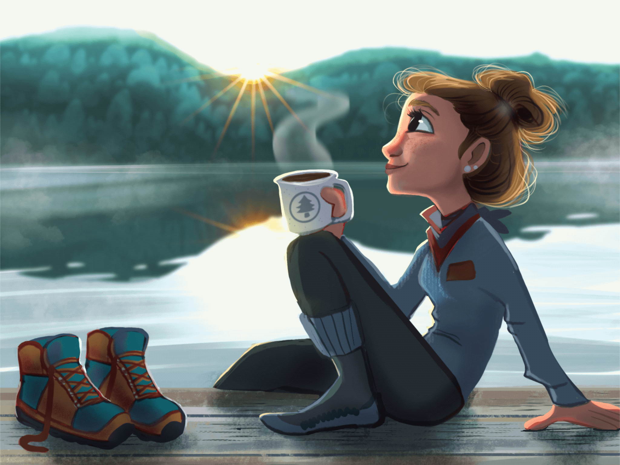 Anyone else love enjoying a nice quiet morning?