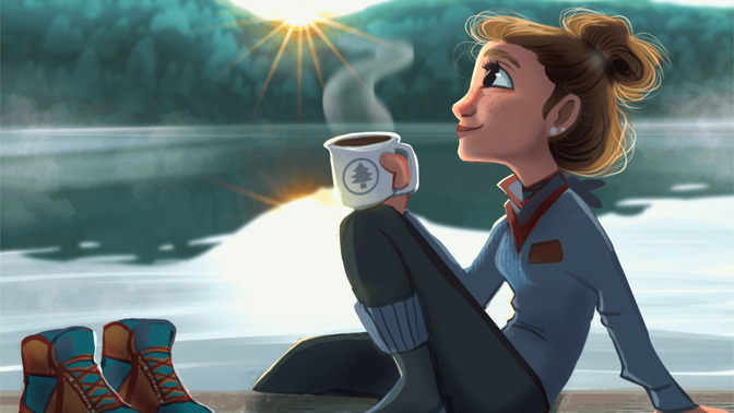 Anyone else love enjoying a nice quiet morning?